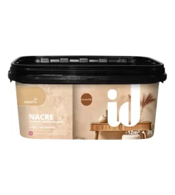 Vernice pittura decorativa lavabile, colore nocciola - 2 lt