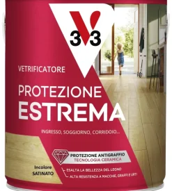 Vetrificatore parquet protezione estrema, satinato incolore - 2,5 litri