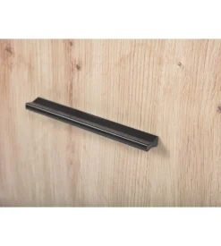 Vetrina 2 ante grigio e quercia, 100x41,6x147 cm