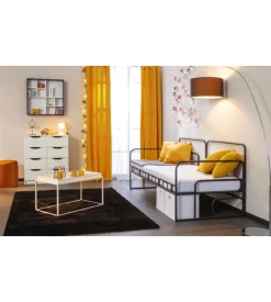 Vetrinetta bianca e nera con 10 scomparti, 70x13x70 cm