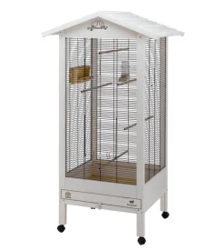 Voliera per uccelli hemmy beige, 84,5x65,5x165 cm - ferplast.