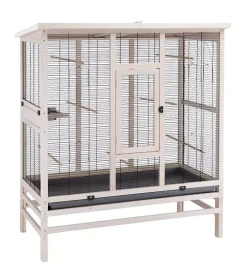 Voliera per uccelli "wilma" in legno, 131.5x67xh153 cm - ferplast