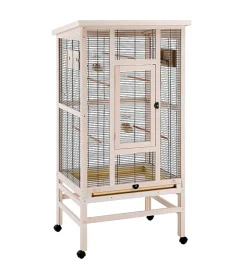 Voliera per uccelli "wilma" in legno, 83x67x158.5 cm - ferplast