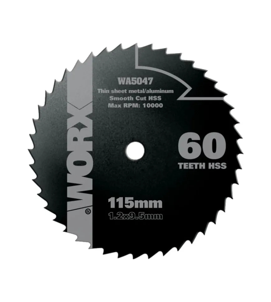 Worx - disco da taglio universale hss 60 denti 115mm "wa5047".