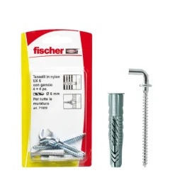 8x50 ux h k tasselli in nylon con gancio