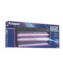 Zanzariera elettrica kooper nero 40w