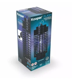 Zanzariera elettrica piccola "flash" nero 5 w