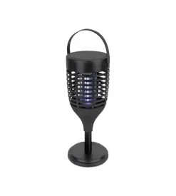 Zanzariera elettrica solare ricaricabile vtac nero 1,3w