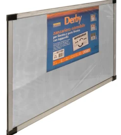 Zanzariera estensibile "derby" bianco 70x50 cm