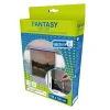 Zanzariera per finestra "fantasy" nera con magneti easy click 130x150 cm