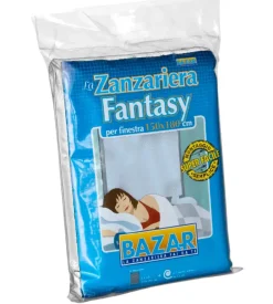 Zanzariera per finestra "fantasy" bianca in velcro 150x180 cm