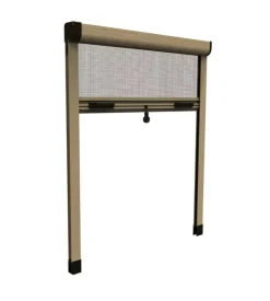 Zanzariera verticale avvolgibile "roto" bronzo 80x170 cm