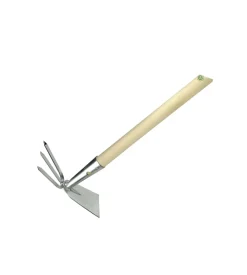 Zappa punta quadra e tridente zincata con manico